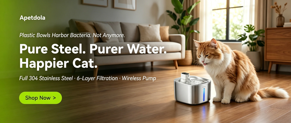 Is Your Cat Secretly Dehydrated? How a Stainless Steel Cat Water Fountain Encourages Healthy Drinking